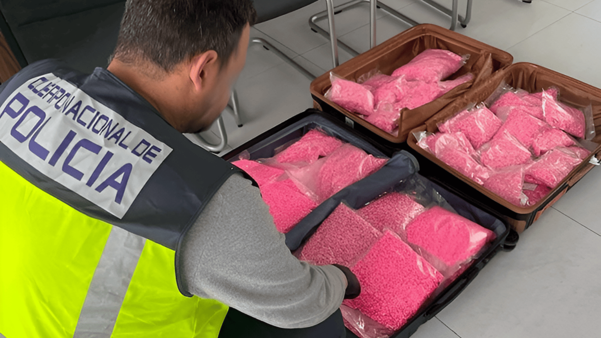 Massive Ecstasy Bust at Ibiza Airport: 22-Year-Old Caught with 163,000 Pills