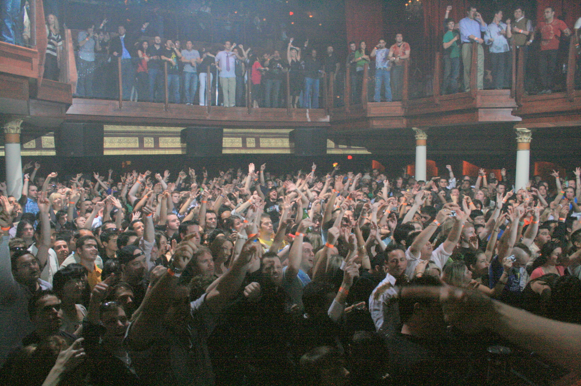 Rave crowd dancing, the energy that defined UK rave culture