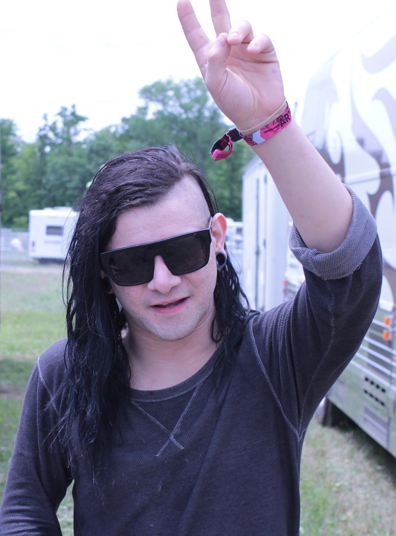Skrillex, one half of the Rumpta collaboration