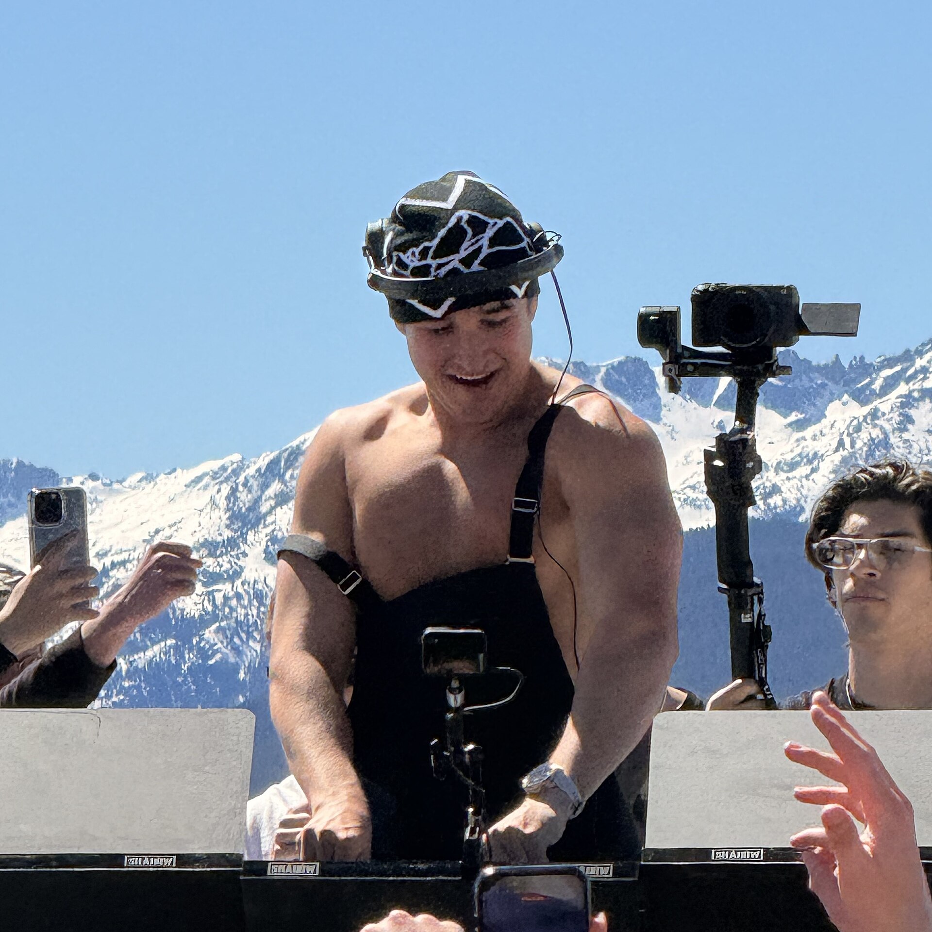 John Summit DJing an open air set at Vail in March 2026