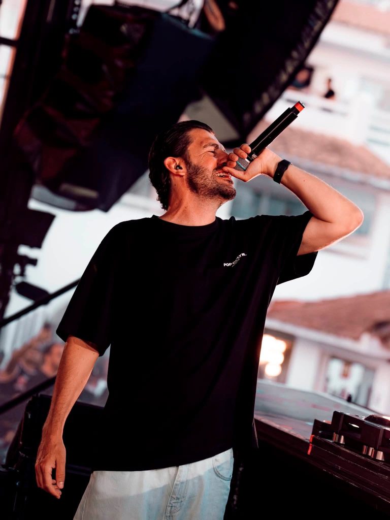 Dimitri Vegas performing solo during summer 2026