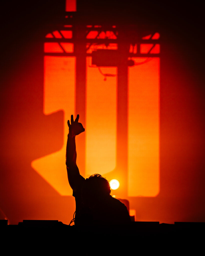 Skrillex interview subject performing live at Bonnaroo 2026