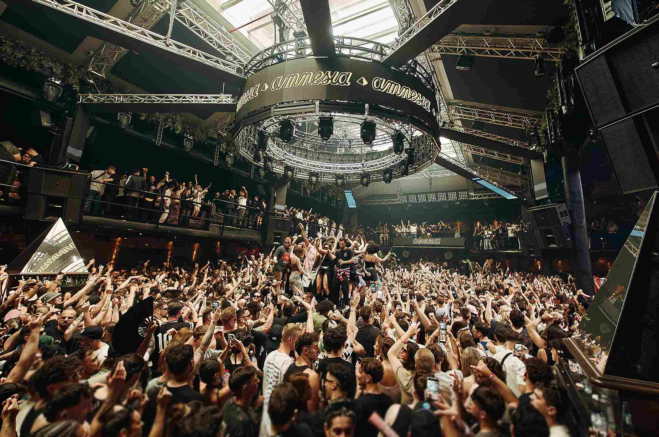 Amnesia Ibiza 50th anniversary season on the club dancefloor