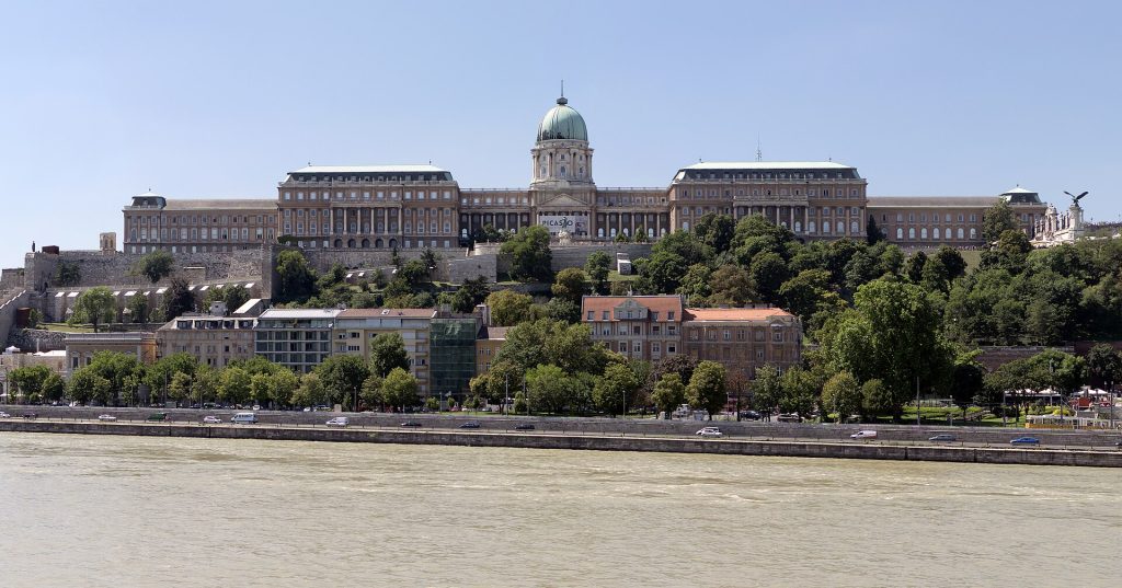 Buda Castle above the Danube in Budapest, venue for the Black Coffee show