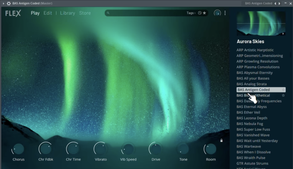 FL Studio 2026 rebuilt FLEX synthesizer interface