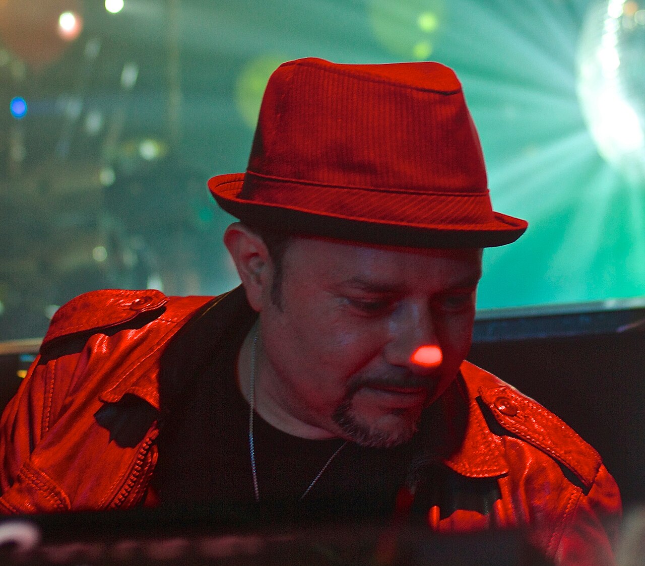 Louie Vega of Masters at Work behind the decks