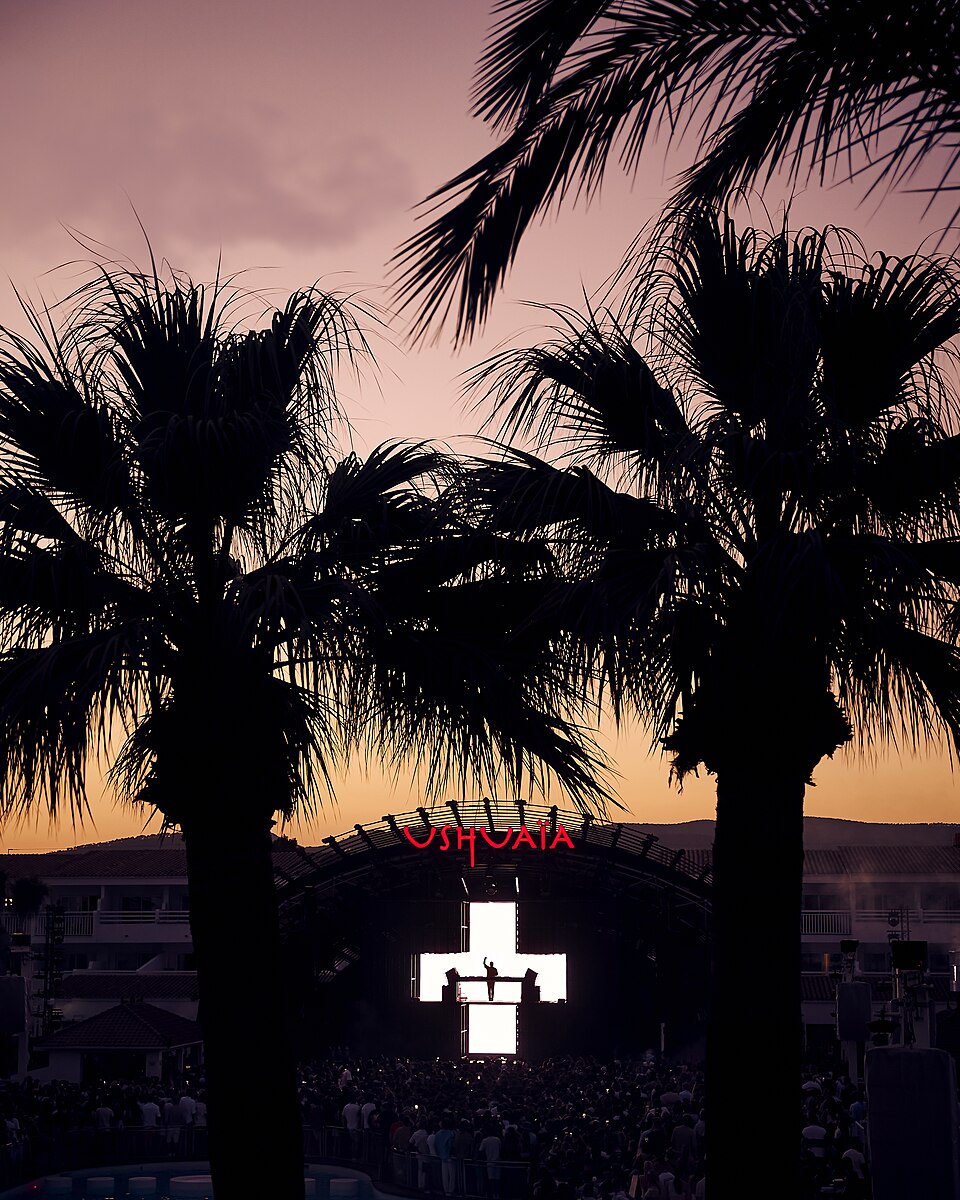 Martin Garrix DJing at Ushuaia Ibiza