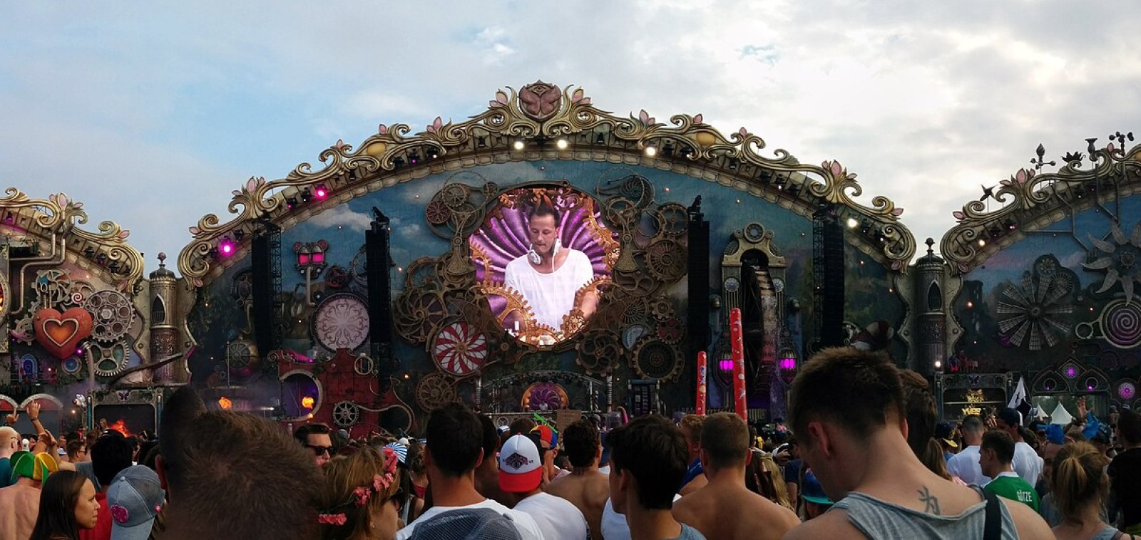 Tomorrowland main stage, the world biggest electronic music festival