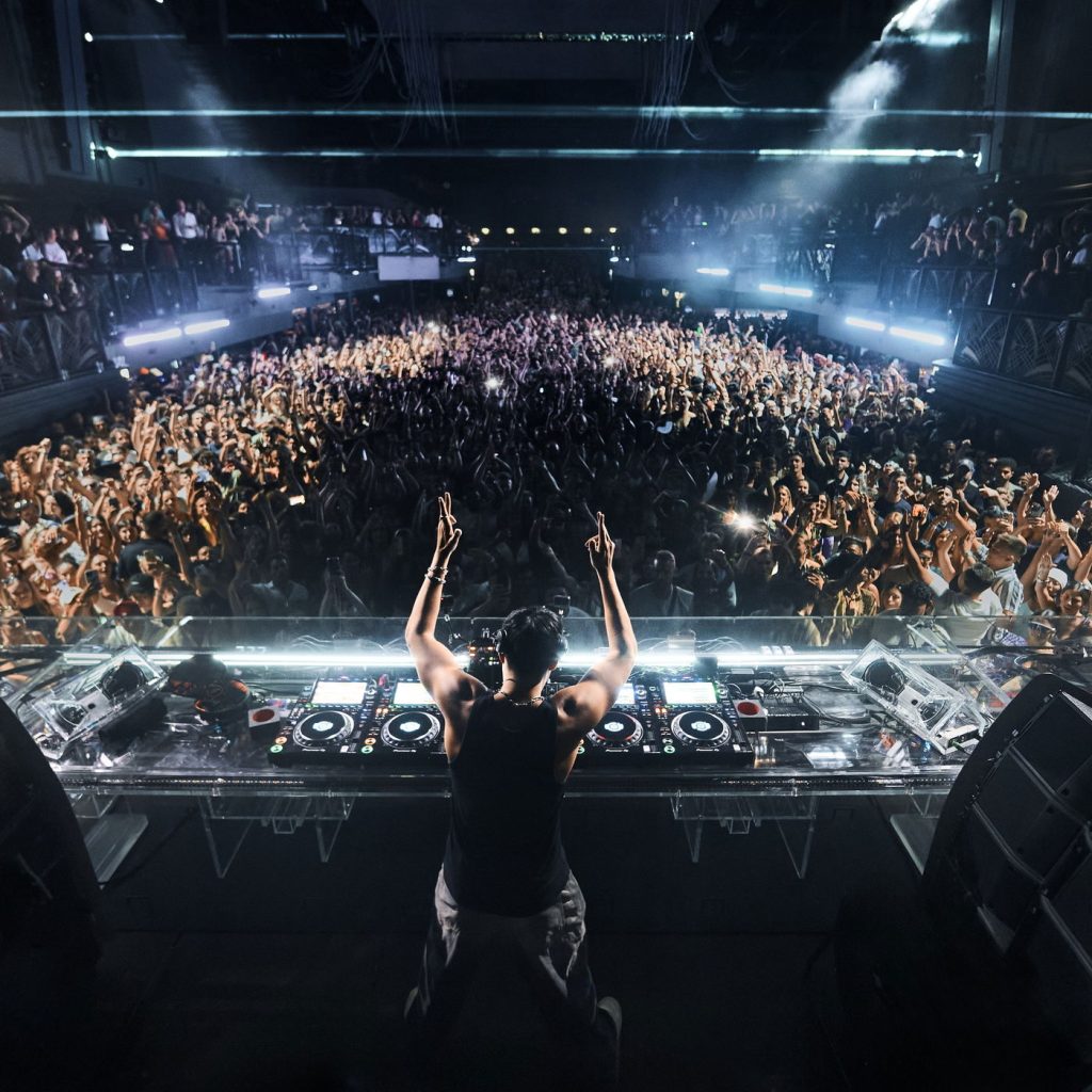The Main Room at UNVRS Ibiza, where the power outage stopped the show