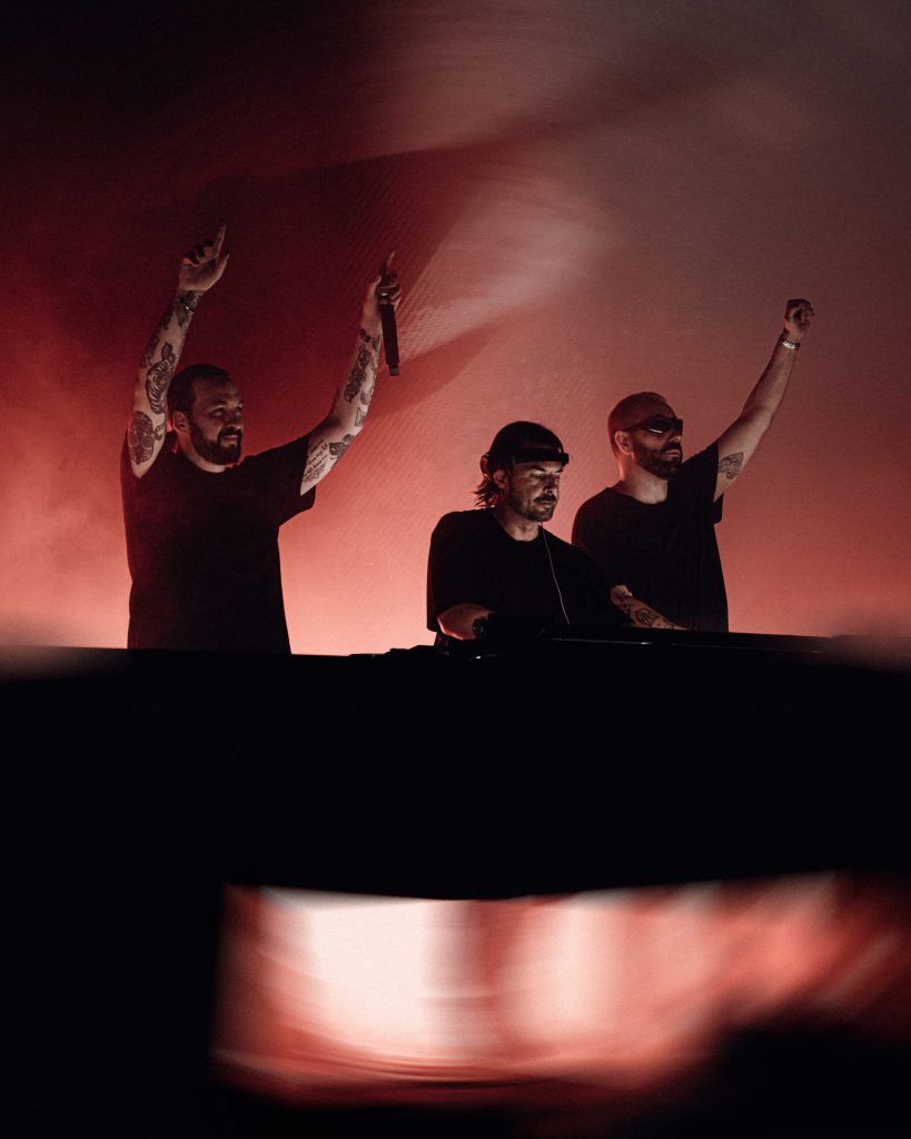 Axwell Steve Angello and Sebastian Ingrosso on stage at Ushuaia Ibiza June 2026