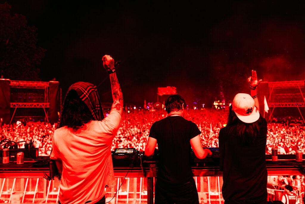 Skrillex back to back with ISOKNOCK at Bonnaroo 2026, the last edition before Bonnaroo 2027 was canceled