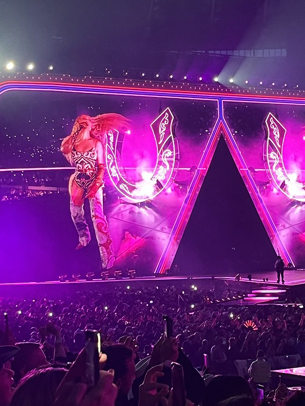 Beyonce on the Cowboy Carter Tour in 2025, also cited in the Alien Superstar sample lawsuit