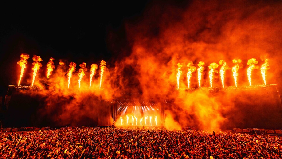 The Arc stage on the Friday of Creamfields