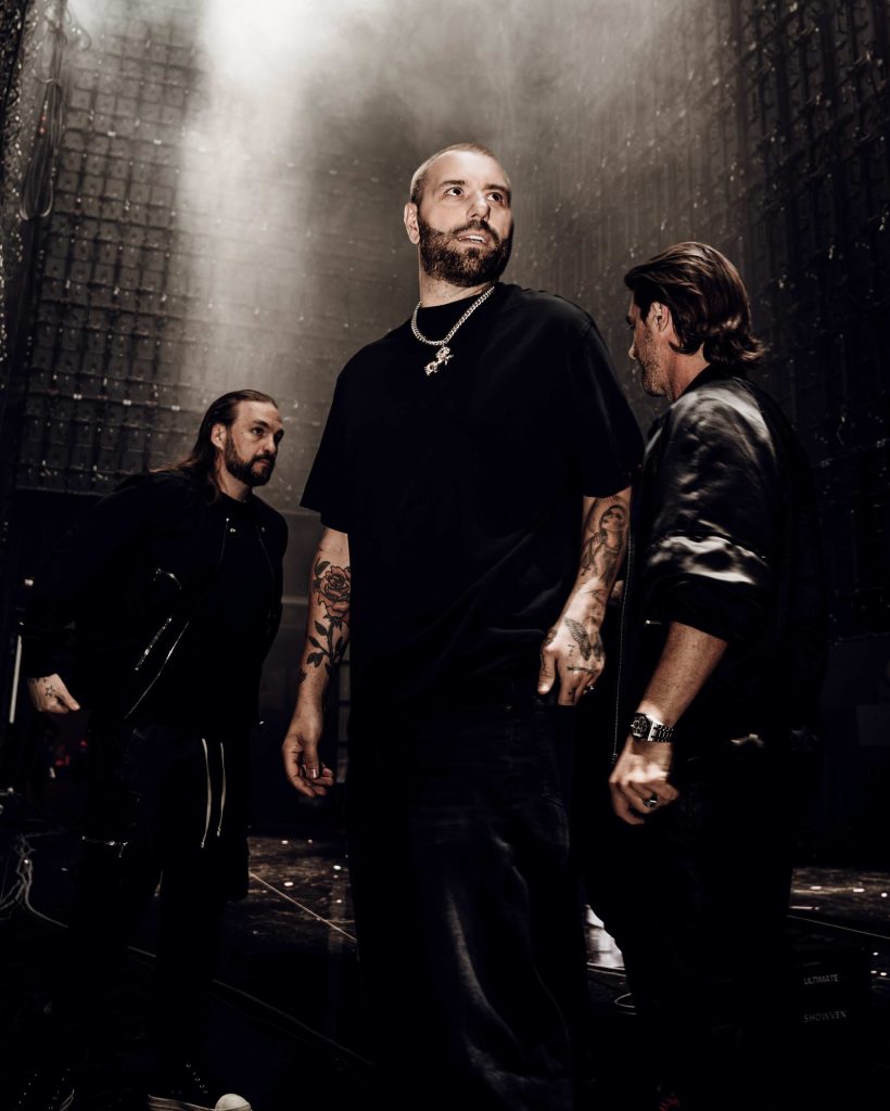 Swedish House Mafia Gothenburg 2026 press photo of Axwell, Sebastian Ingrosso and Steve Angello