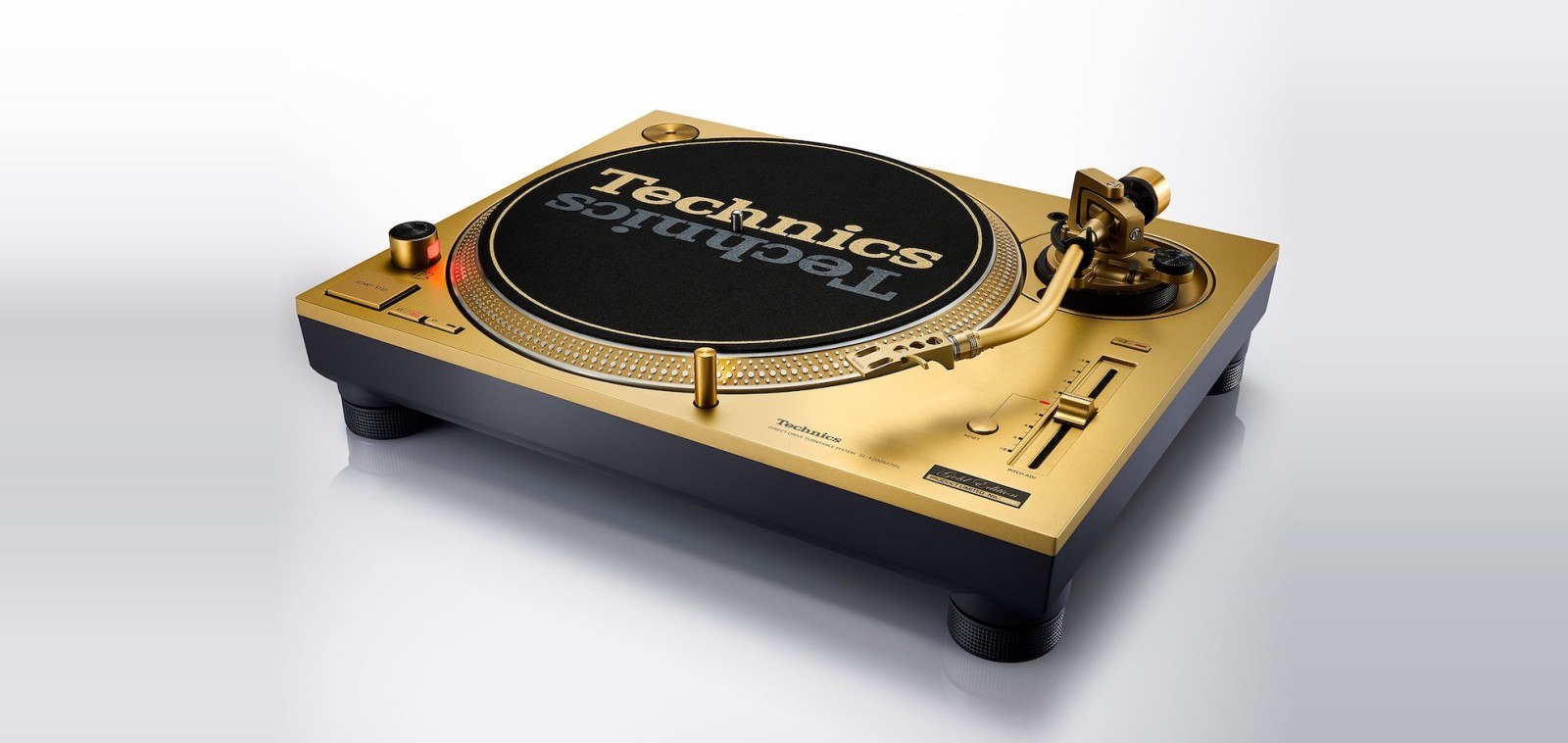 Technics SL-1200 55th Anniversary Edition turntable in gold
