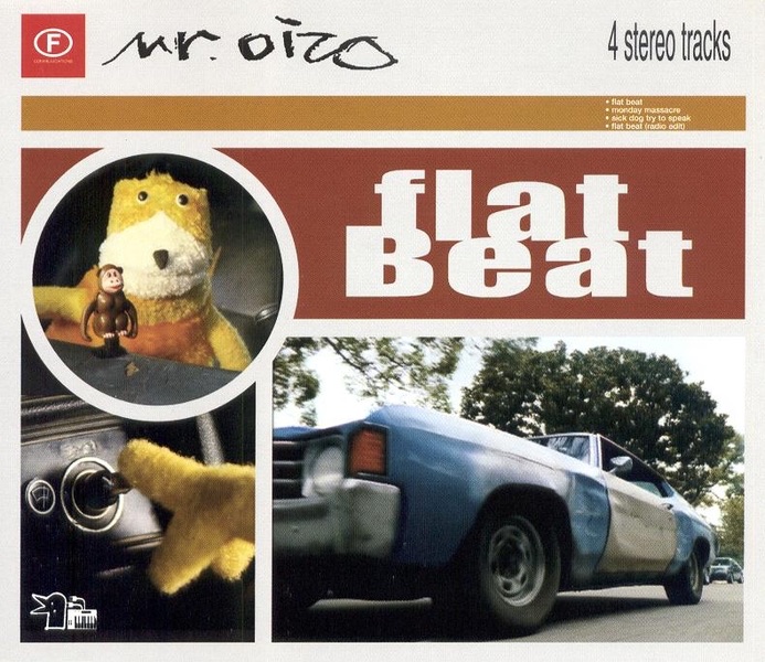 Mr Oizo Flat Beat single artwork on F Communications