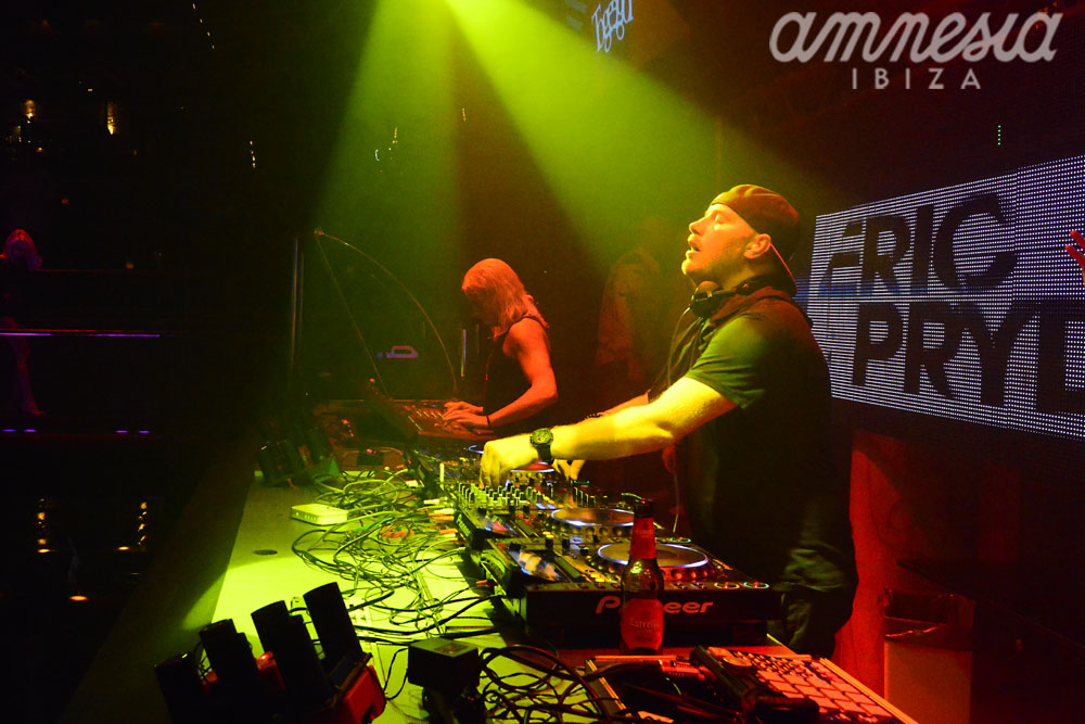 Eric Prydz DJing at Amnesia Ibiza