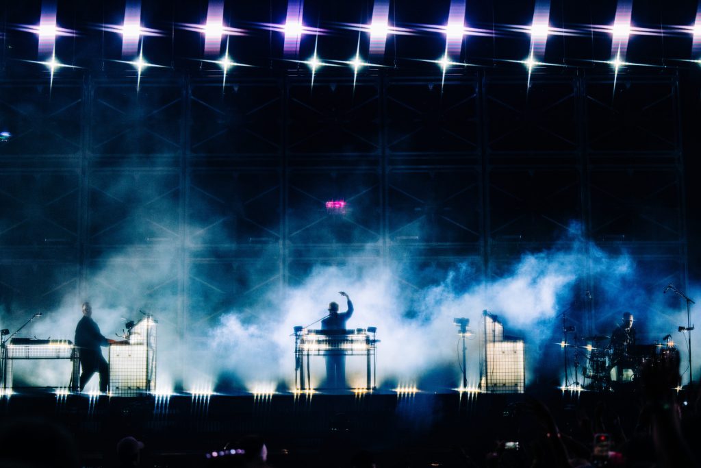 RÜFÜS DU SOL headlining Lollapalooza 2025 during the Inhale Exhale World Tour