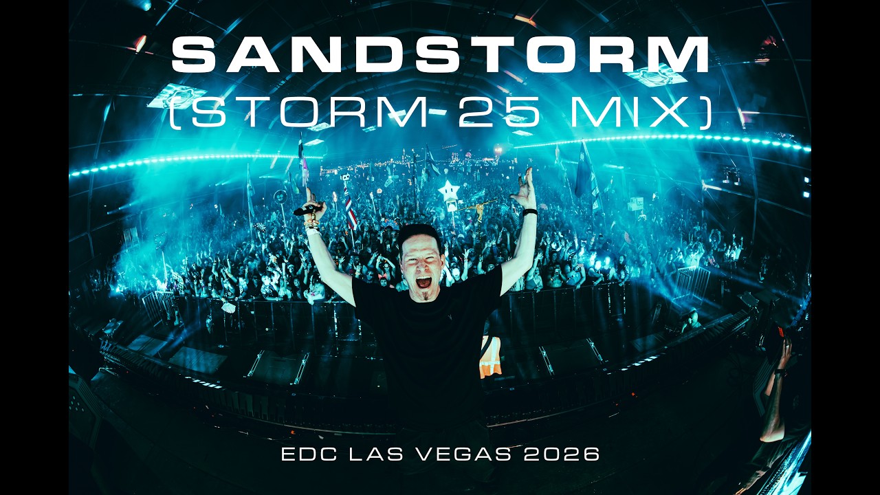 Darude playing the Sandstorm Storm 25 Mix live at EDC Las Vegas