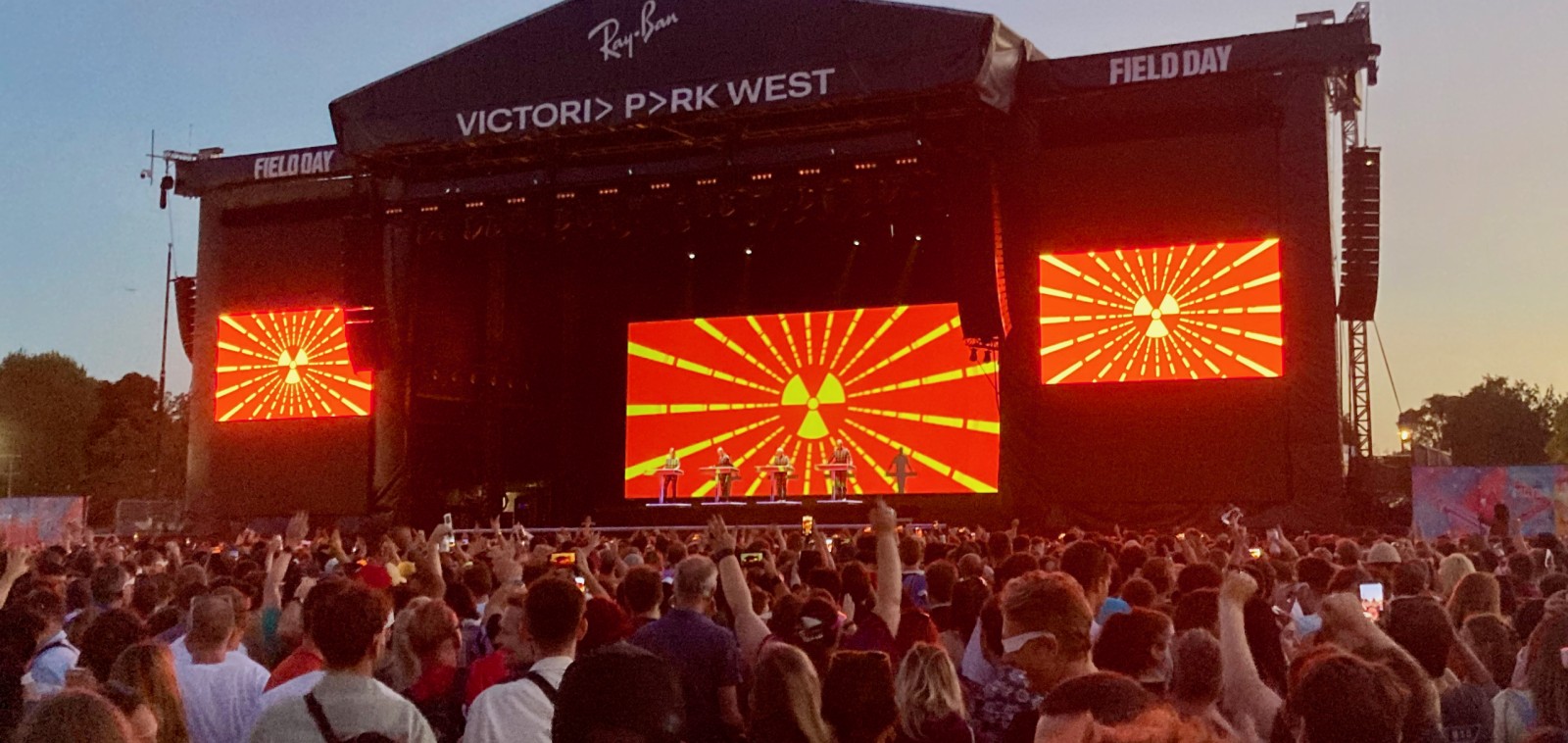 Kraftwerk sampling ruling: Kraftwerk performing live at Field Day in London