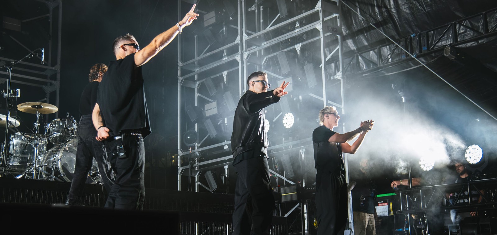 RÜFÜS DU SOL on stage during the biggest electronic tour ever, Petco Park 2026