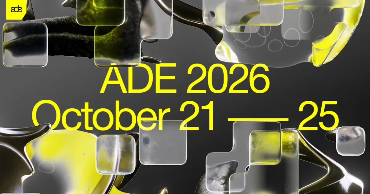 30 YEARS ADE key graphic for the ADE 2026 programme in Amsterdam