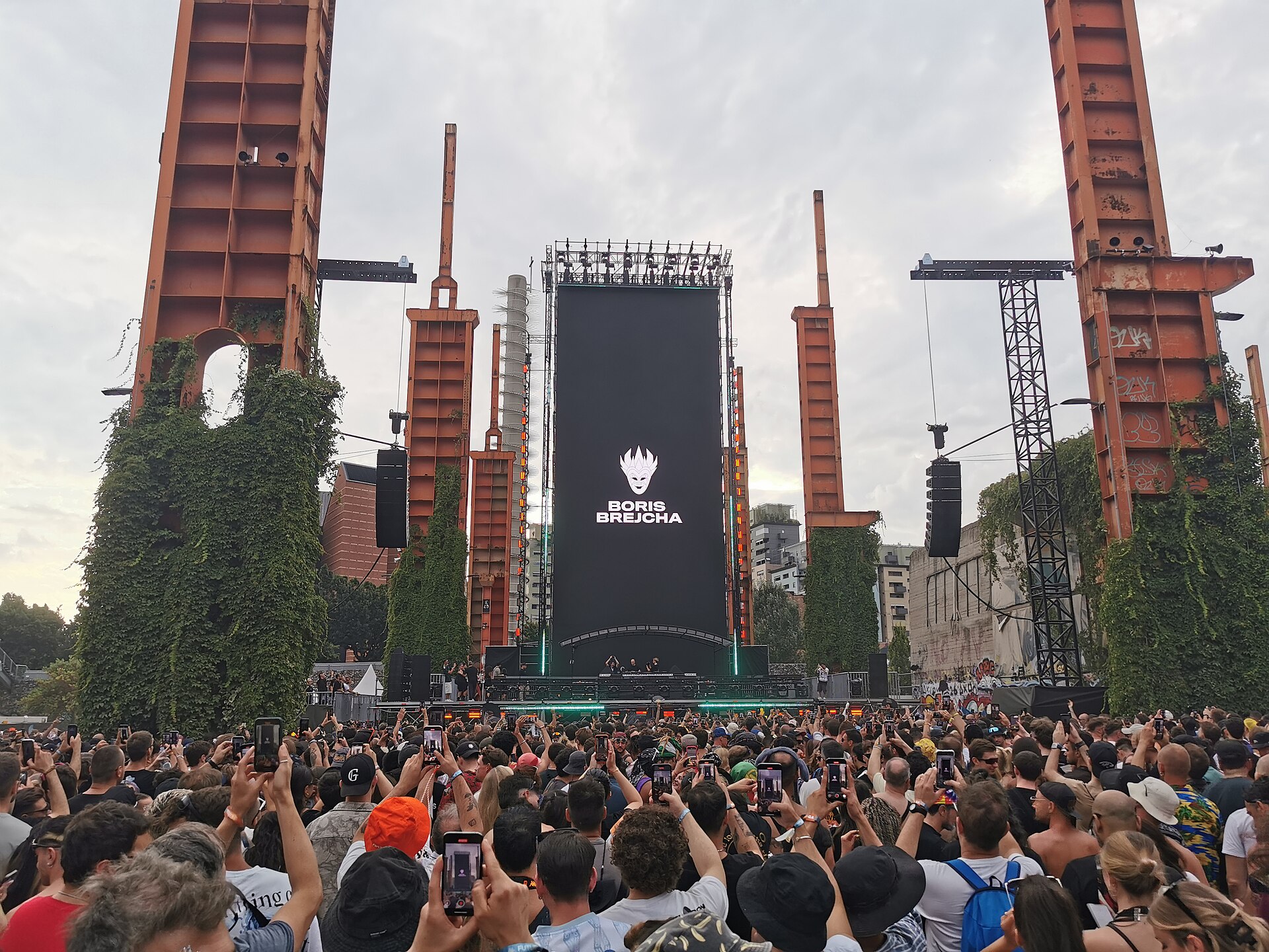 Boris Brejcha performing at Kappa FuturFestival 2025 in Turin before his retirement announcement