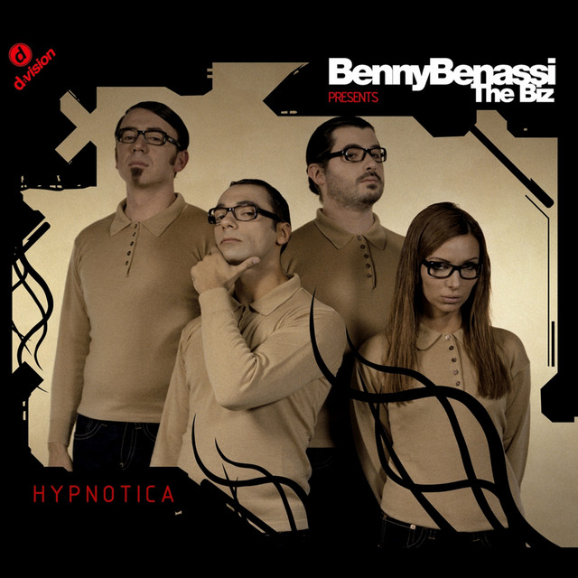 Hypnotica album cover by Benny Benassi presents The Biz, home of Love Is Gonna Save Us