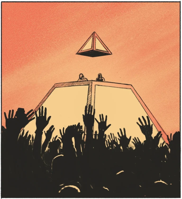 Excerpt from the Daft Punk comic book with art by Elie Huault