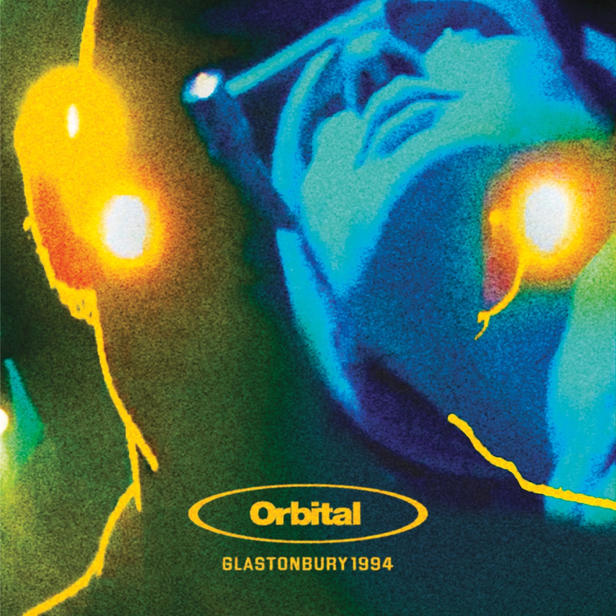 Orbital Glastonbury 1994 live album artwork, released in 2026