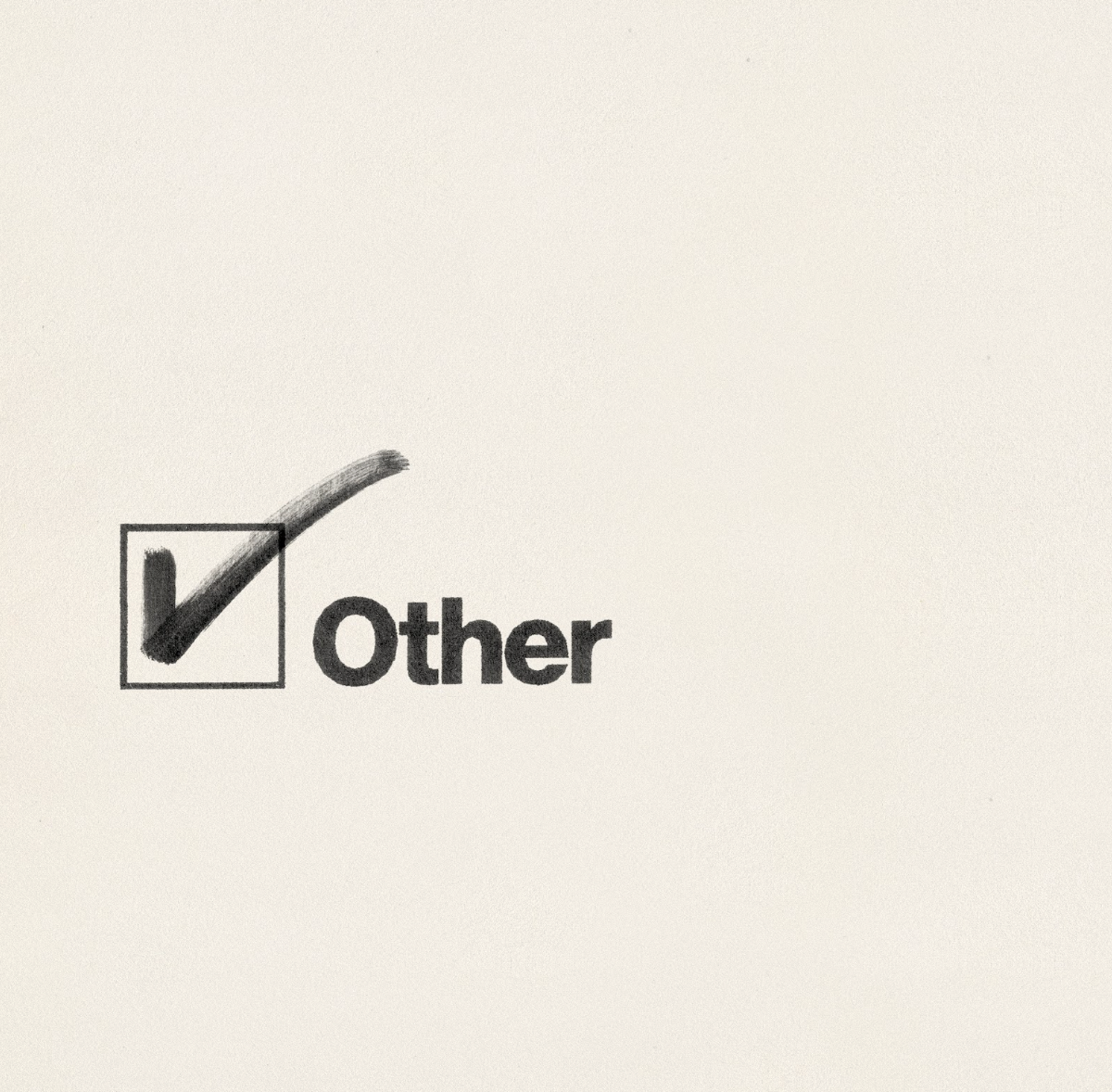 Orbital Other album artwork with a ticked box
