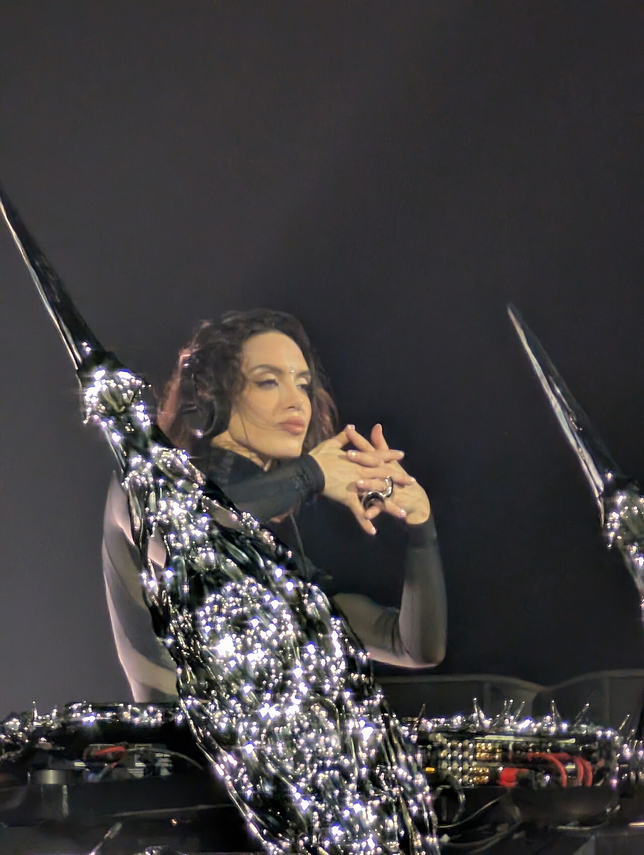Sara Landry performing at the Palace of Fine Arts in San Francisco