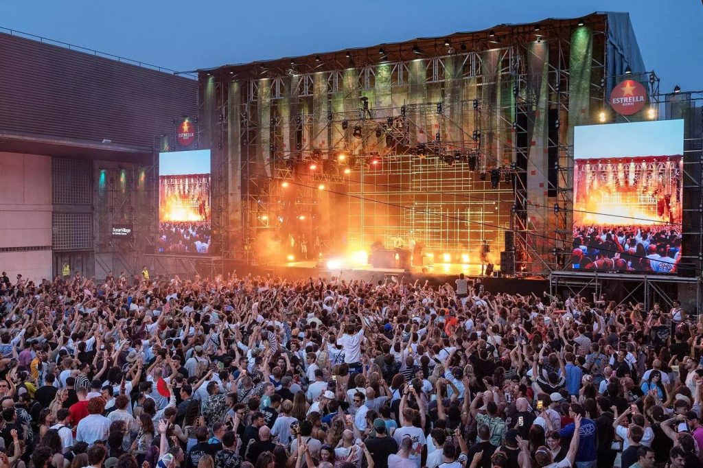 Crowd at Sónar 2026 at Fira Gran Via in L'Hospitalet de Llobregat