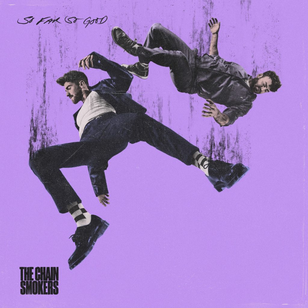 So Far So Good album artwork, The Chainsmokers 2022 album on Disruptor and Columbia