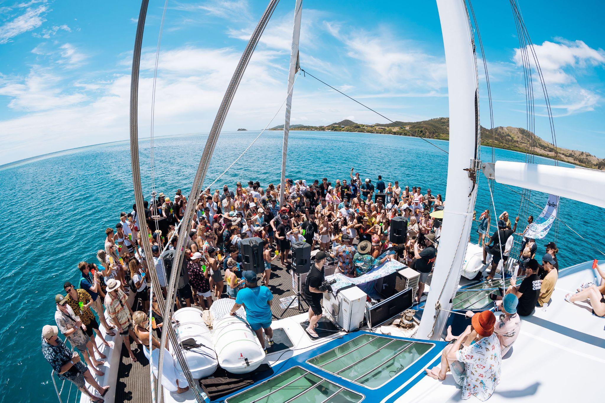 Boat party at Your Paradise festival